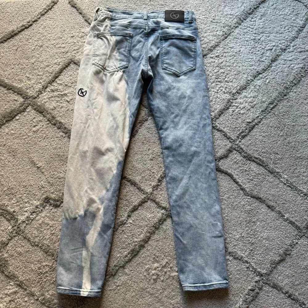 GALA jeans ACCOMPLICE DENIM LIGHT WASH slim leg red black 32